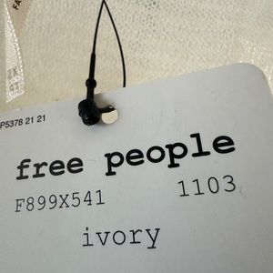 Free People Sweaters | Hi-Lo Sweater in Ivory Linen Blend | Size: XS  BRAND NEW!